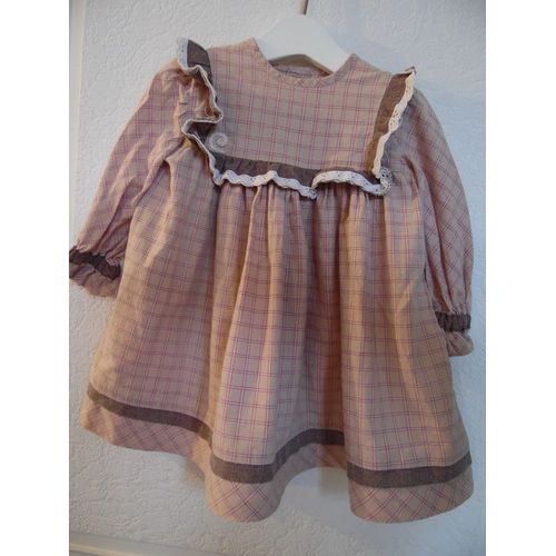Jolie Robe Bébé &#34pierre Cardin&#34 Taille 6 Mois Idée Cadeau