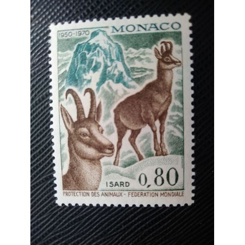 Timbre Monaco ( Yt 812 ) 1970 Chamois (Rupicapra Rupicapra)