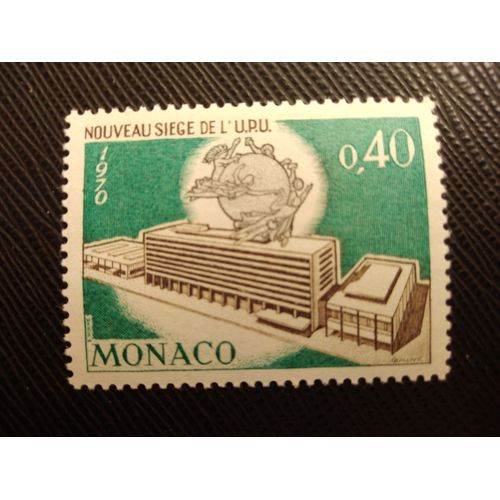 Timbre Monaco Y T 827 U.P.U. Berne, Nouveau Bâtiment Du Siège 1970 (070509 )
