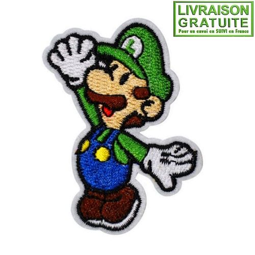 Patch Écusson Luigi Super Mario - Thermocollant