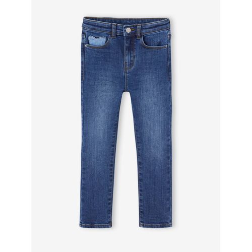 Jean Slim Fille Morpho Fin Bleu Foncé