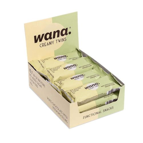 Creamy Twins (12x45g)|Pistache|Barres Protéinées|Wana 