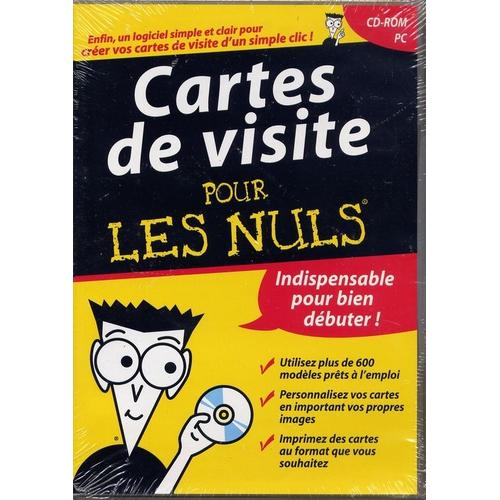 Cartes De Visite Pour Les Nuls Pc