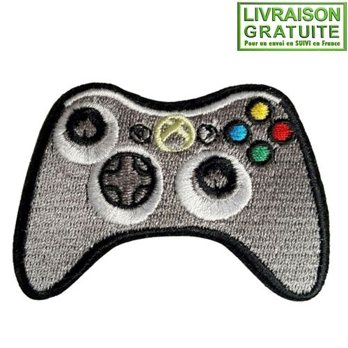 Patch Écusson Manette Xbox X Box Jeu Vidéo Gamer - Thermocollant