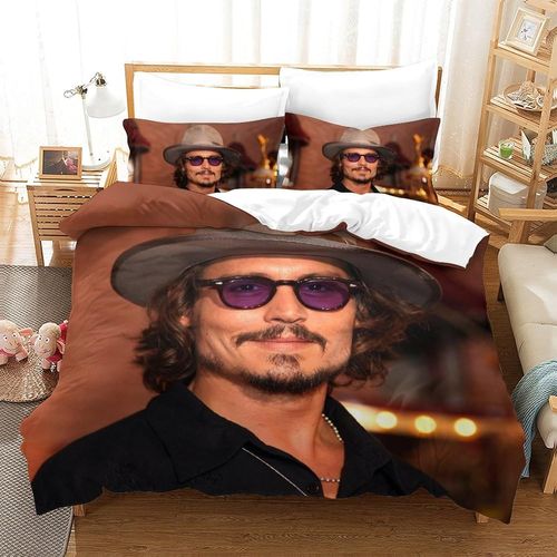 Pirates Of The Caribbean Impression En D Sets De Housse De Avec Fermeture Eclair Couettes Johnny Depp Housse De Couette Microfibre £¬Adulte Gar? On Fil