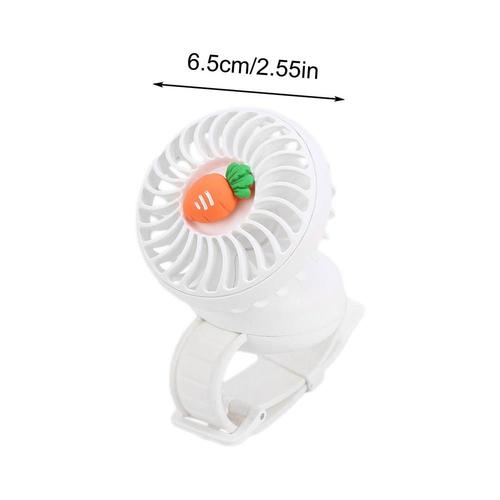 Mini ventilateur de refroidissement ultra-silencieux pour la maison, ventilateur d'été, sangle confortable, forme de montre, météo chaude