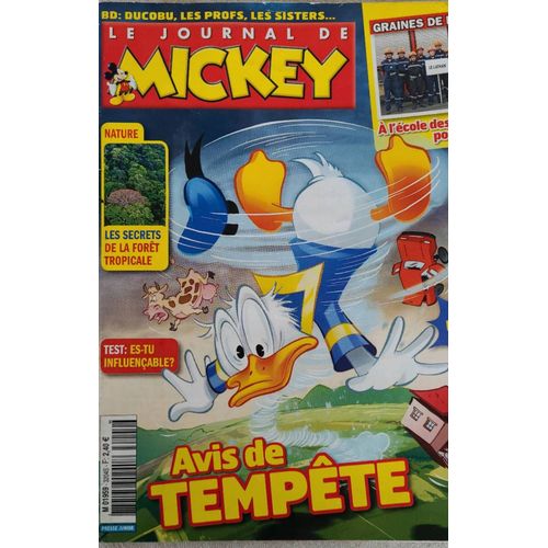 Journal De Mickey No 3204s .Année 2013 . Avis De Tempête .