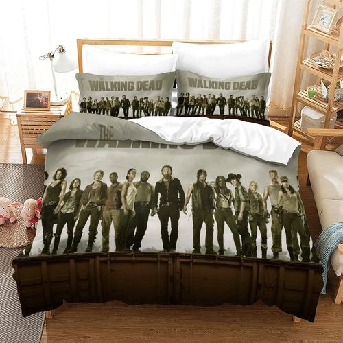 The Walking Dead Poster Housse De Literie, Housse De Fermeture Éclair D, King Size