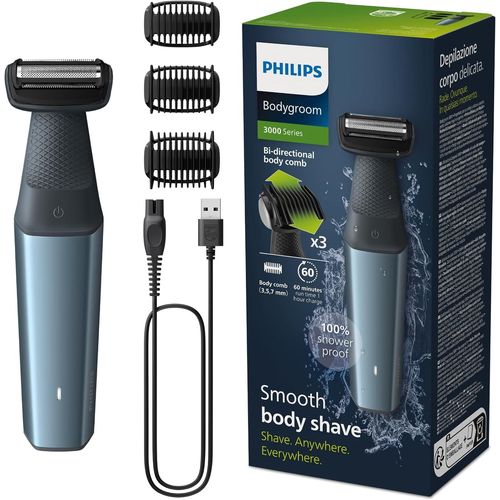 Tondeuse Aine Et Corps Étanche Philips Bodygroom Series 3000 Bg3027/03