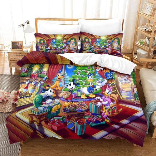 Housse De Couette En D Sur Le Th¨¨Me De Disney Animation Parure De Lit Pi¨¨Ces En Microfibre Style Avec Taie D'oreiller King£¨Xcm£©