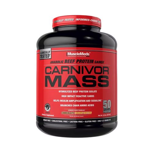 Mass Carnivor (2,7kg)|Chocolat Et Beurre De Cacahuètes|Gainers|Musclemeds 