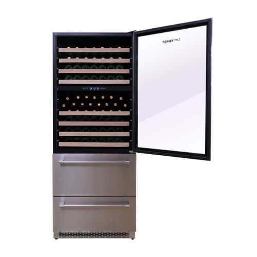Cave à vin multi-températures AGCS600VX2DP Lecépage 144 bouteilles + 220 canettes 1 porte et 2 tiroirs (LeCépage)