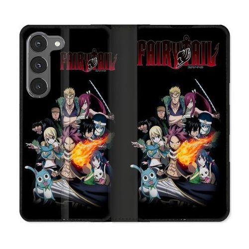 Housse Cuir Portefeuille Pour Samsung Galaxy A26 5g Manga Fairy Tail Logo Team