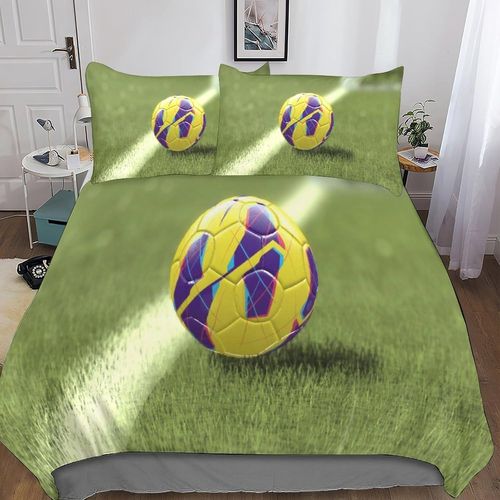 A Football Parures De Lit,D Imprim¨¦ Housse De Couette De Literie Campaigns Avec Taies D'oreiller,Ensemble De Literie Pour Adultes Microfibre Et Enfants Double£¨Xcm£©