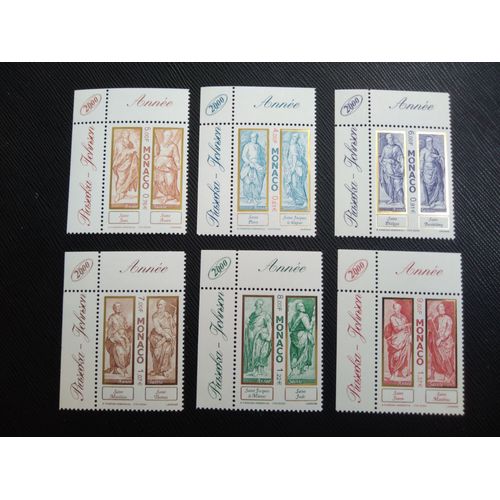 Timbre Monaco Y T 2232 A 2237 Série : Les Douze Apôtres 2000 (070509 )