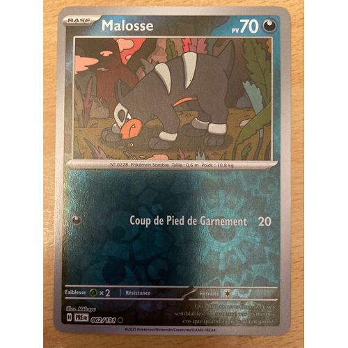 (1100) Malosse 62/131 Pokemon 