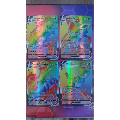 Lot De 4 Carte Pokemon Vmax