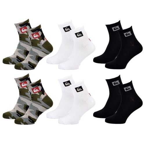 Chaussettes Quiksilver Quarter 6 Pcs 0443