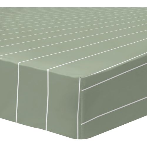 Drap Housse X Cm Stripes | % Coton | Oeko-Tex | Lichen