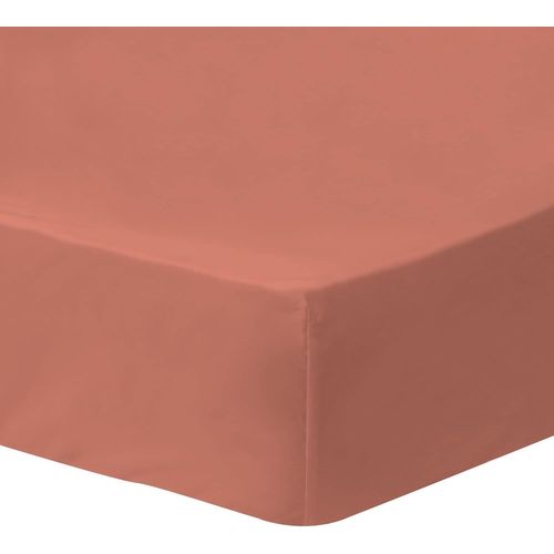 Drap Housse X/ Cm Uni Coton Lav¿¿ | % Coton Lav¿¿ | Terre Cuite | Oekotex