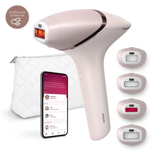 Épilateur À Lumière Pulsée Avec Senseiq Philips Lumea Ipl 9000 Series Bri957/00