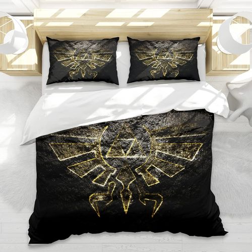 Zelda Parure De Lit X ¨¤ D En Microfibre Avec Fermeture ¨¦Clair Et Taie D'oreiller (, Double X Cm)