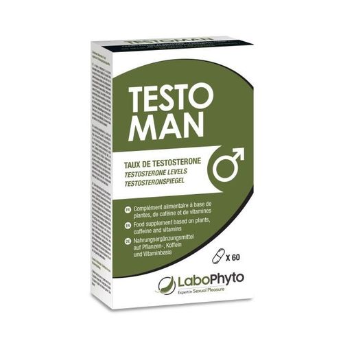 Testoman (60 Caps)|Stimulants Sexuels|Labophyto 