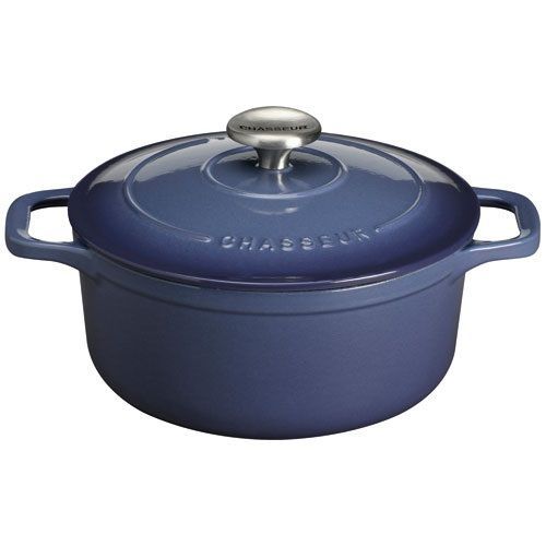 Chasseur - Cocotte Ronde En Fonte Émaillée 28cm Bleu Puc472880