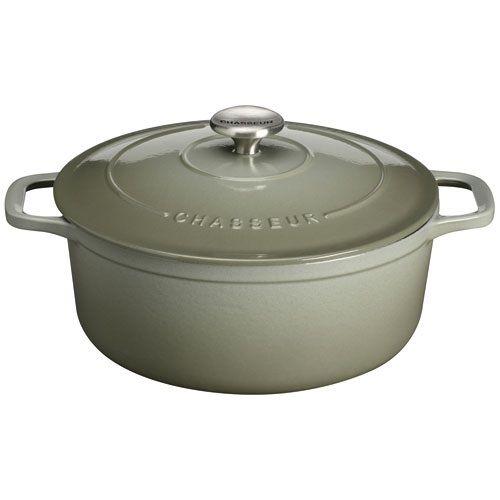 Chasseur - Cocotte Ronde En Fonte Émaillée 24cm Vert Puc472451