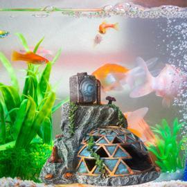 Bureau acrylique aquarium aquarium autonettoyant petit poisson pot bol  pratique bureau décoration cadeaux accessoires aquarium 