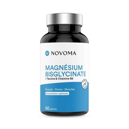 Magnesium Bisglycinate (60 Caps)|Magnésium|Novoma 