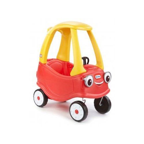 Voiture enfant Cozy Coupe, Rouge - Vehicule, Porteur, Auto - Plancher detachable, Klaxon - Des 18 mois - Set Jouet Bebe et Carte