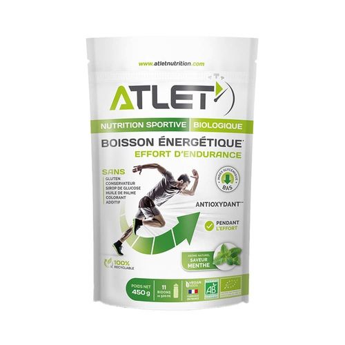 Boisson Énergétique Bio (450g)|Menthe|Préparations Energétiques|Atlet 
