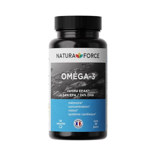 Oméga-3 (90 Caps)|Oméga 3|Natura Force 
