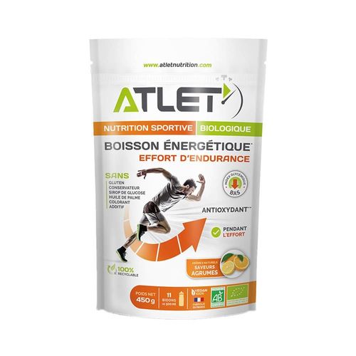 Boisson Énergétique Bio (450g)|Agrumes|Préparations Energétiques|Atlet 