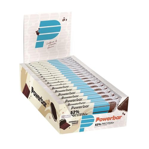Boîte Protein Plus Bar 52% (20x50g)|Cookies Et Cream|Barres Protéinées|Powerbar