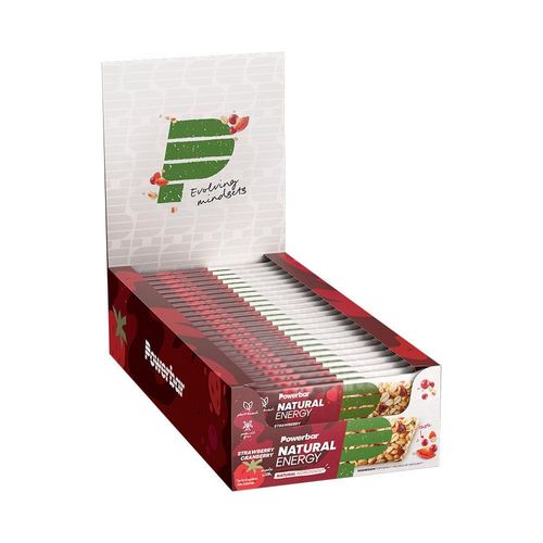 Boîte Natural Energy Cereal Bar (18x40g)|Fraise Et Cranberry|Barres Énergétiques|Powerbar 