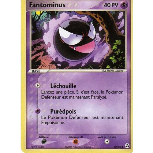 Fantominus Createur De Legende 52/92  40pv