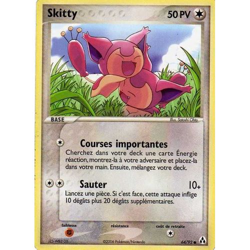 Skitty Createur De Legende 64/92 50pv