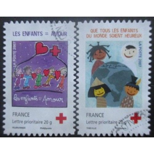 France Autoadhésif N°145 Et 146 Croix Rouge Oblitérés