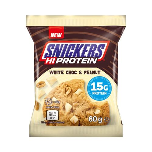 Snickers High Protein Cookie (60g)|White Chocolate Peanut|Cookies Protéinés|Mars Protein 