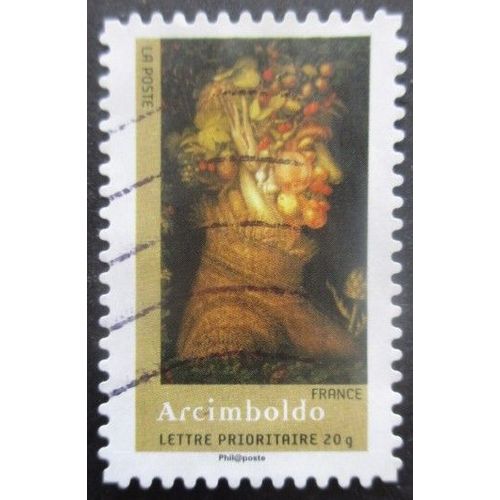 France Autoadhésif N°158 Tableau De Arcimboldo Oblitéré