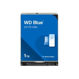 WD Blue WD10SPZX - Disque dur - 1 To - interne - 2.5" - SATA 6Gb/s - 5400 tours/min - mémoire tampon : 128 Mo