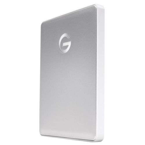 G-Technology G-DRIVE mobile USB-C GDMUCWW10001ADBV2 - Disque dur - 1 To - externe (portable) - 2.5" - USB 3.1 Gen 1 (USB-C connecteur) - 5400 tours/min - argent