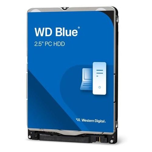 WD Blue WD5000LPZX - Disque dur - 500 Go - interne - 2.5" - SATA 6Gb/s - 5400 tours/min - mémoire tampon : 128 Mo
