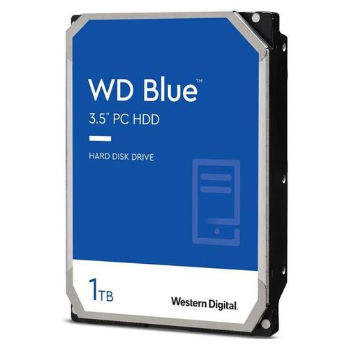WD Blue WD10EARZ - Disque dur - 1 To - interne - 3.5" - SATA - 5400 tours/min - mémoire tampon : 64 Mo