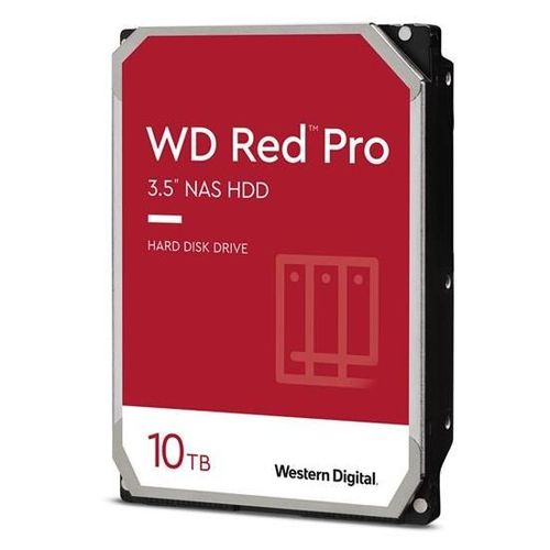 WD Red Pro WD103KFBX - Disque dur - Enterprise - 10 To - interne - 3.5" - SATA 6Gb/s - 7200 tours/min - mémoire tampon : 512 Mo