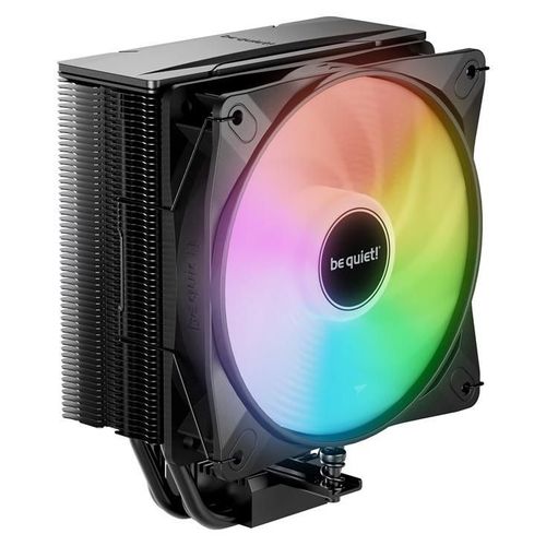be quiet! Pure Rock 3 LX - Refroidisseur de processeur - (pour : LGA1150, LGA1151, LGA1155, LGA1200, LGA1700, LGA1851, AM4, AM5) - base en cuivre avec ailettes en aluminium - 120 mm - noir