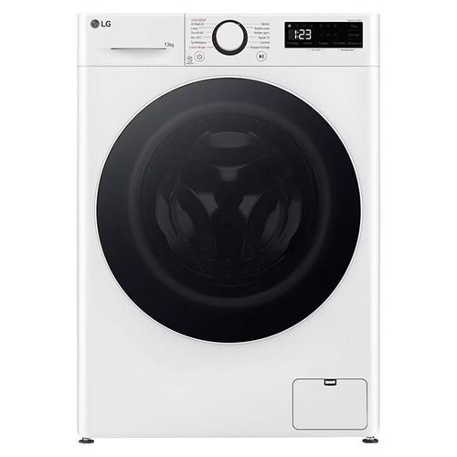 Machine à laver hublot LG F34R50WHS - largeur : 60 cm - profondeur : 66 cm - hauteur : 85 cm - 81 litres - 13 kg - 1400 tours/min - blanc