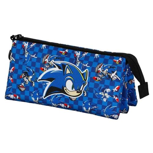 Sonic - Trousse - Triple - Ripstop - Bleu - Action Sonic